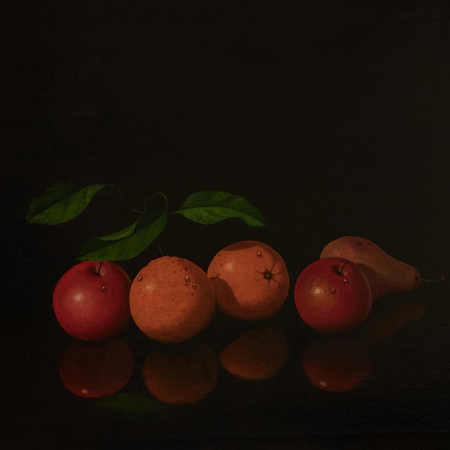 Vintage Still Life Painting of Fruit by Antonio Gusini For Sale - Image 4 of 10