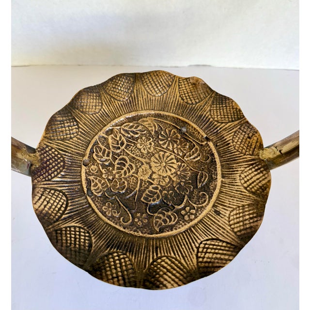 Vintage Brass Parrot and Diplay Catchall Sculptural Decor For Sale - Image 11 of 12