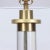 Mid-Century Modern A Pair of 1950s Lucite and Brass Column Table Lamps For Sale - Image 3 of 11