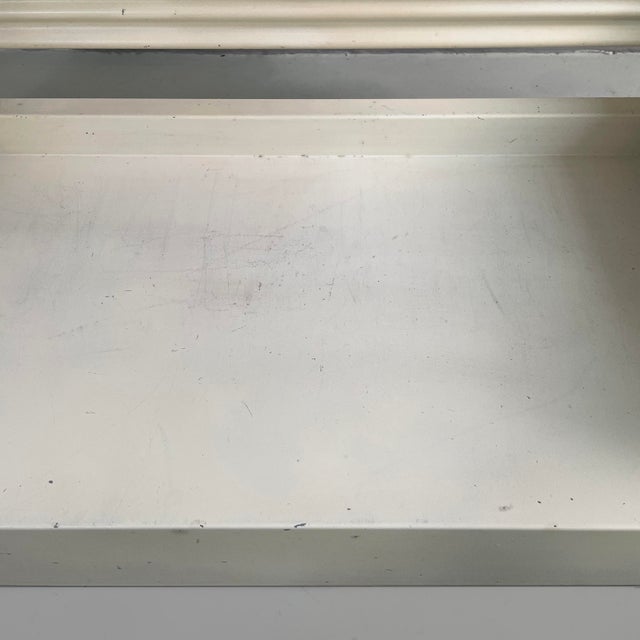 Italian Modern White Congresso Modular Bookcase attributed to Lips Vago, 1970s For Sale - Image 16 of 18