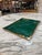 Modern Vintage Brass & Emerald Green Lacquer Serving Tray For Sale - Image 3 of 6