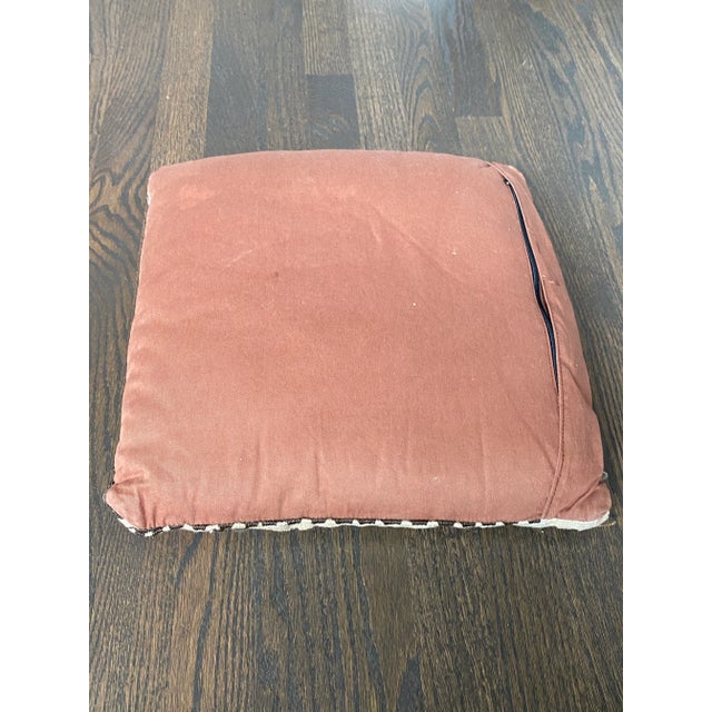 Vintage Turkish Kilim Rug Pillow - 14.5x14.5" For Sale In Chicago - Image 6 of 8