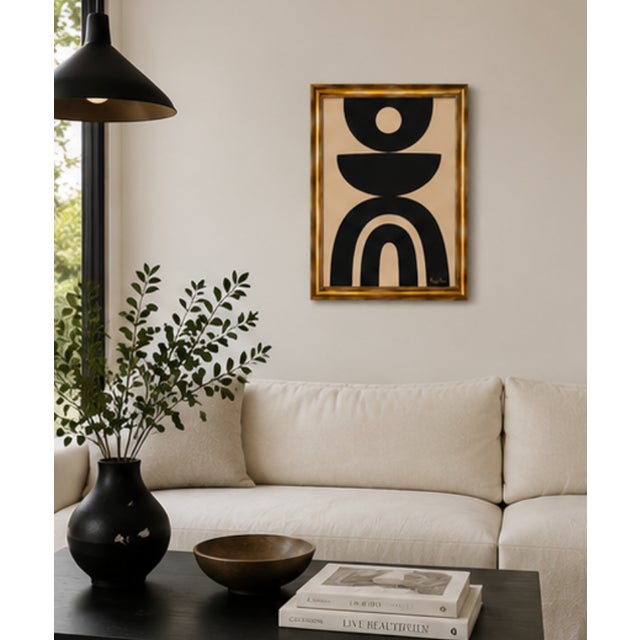 Black Balance in Form. Painting Framed by Bryan Boomershine For Sale - Image 8 of 8