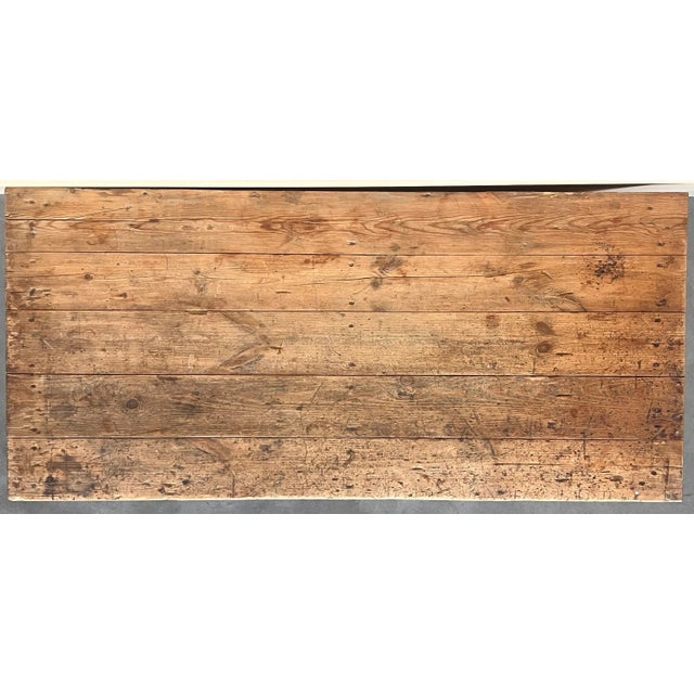 Spanish Bleached Pine Cabinet with Drawers and Door, 1860s For Sale - Image 4 of 10