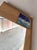 Contemporary Asymmetrical Mirror Rattan Marquetry and Enamel Metal. Italy For Sale - Image 11 of 12