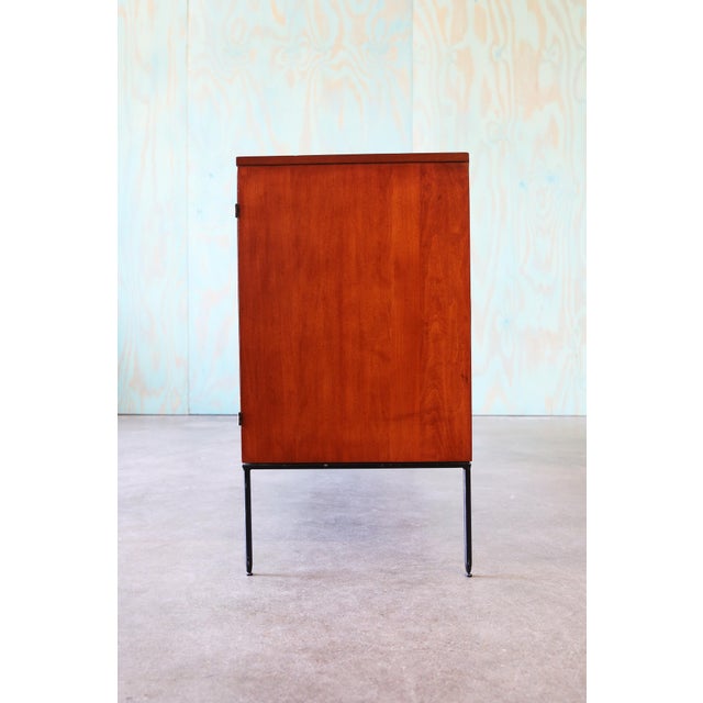 1950s Mid Century Modern Paul McCobb 20 Drawer Chest of Drawers on Iron Base For Sale - Image 12 of 15