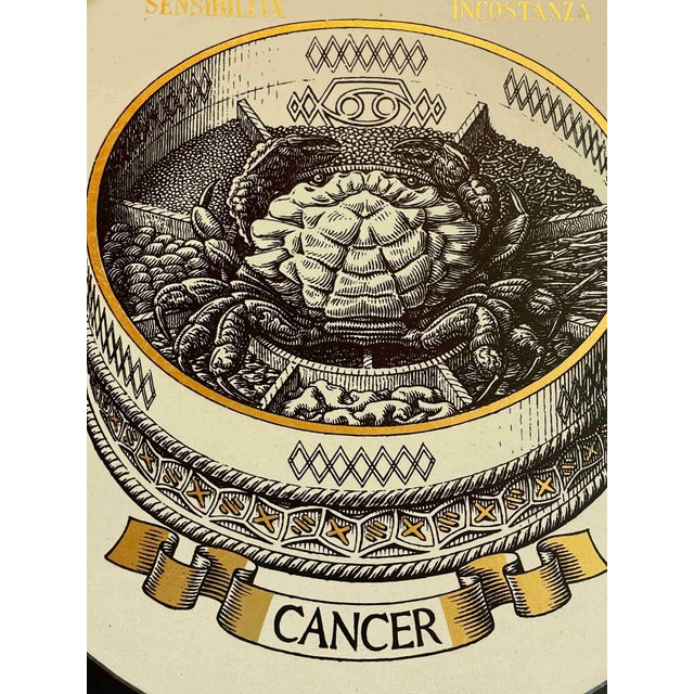 Fornasetti Zodiac Cancer Silk Screen Print For Sale - Image 6 of 8