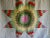 Impressive Amish vintage quilt that present a very large patchwork star , the star is done out a many different mid...