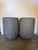 Pair of Monumental Tall Cylinder Planters - Dark Slate Gray Pots For Sale - Image 4 of 12