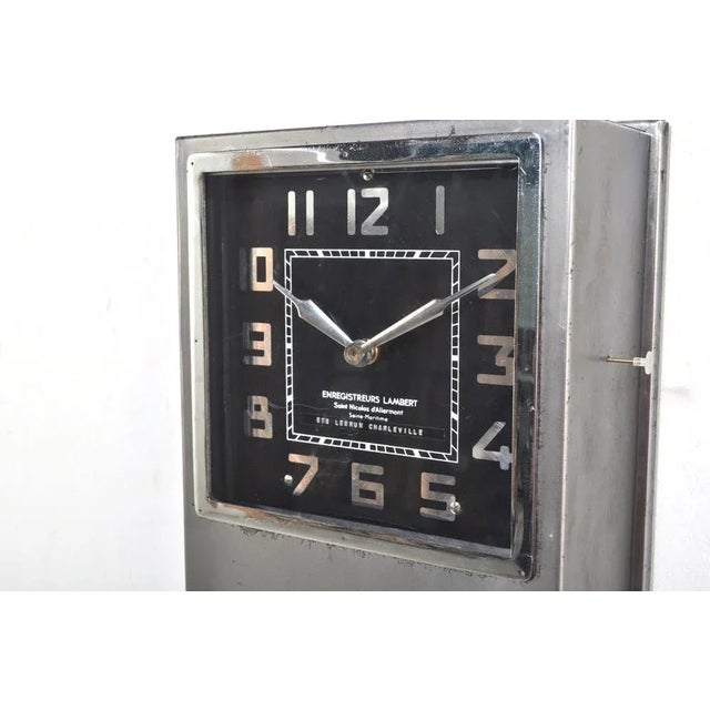 Enregistrers lambert clock this industrial clock from france dates from around 1950-1970. Normally this clock works with a...