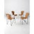 Wood Set of 4 Frederic Weinberg Style Side Chairs Ca 1960 For Sale - Image 7 of 12