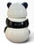 Asian Vintage Kawaii Panda Bear Mother & Baby Ceramic Cookie Jar For Sale - Image 3 of 6