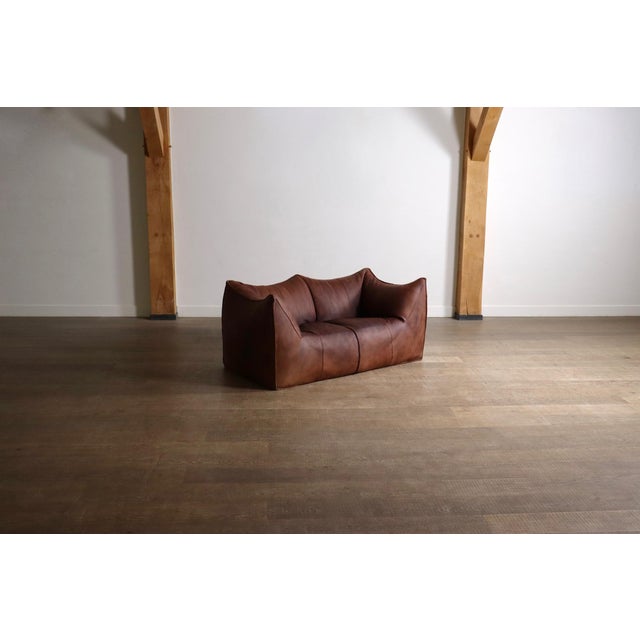 Buffalo Leather Le Bambole Sofa by Mario Bellini for B&B Italia, 1970s For Sale - Image 11 of 18