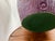 Vintage Purple Ceramic Table Lamp For Sale - Image 4 of 12