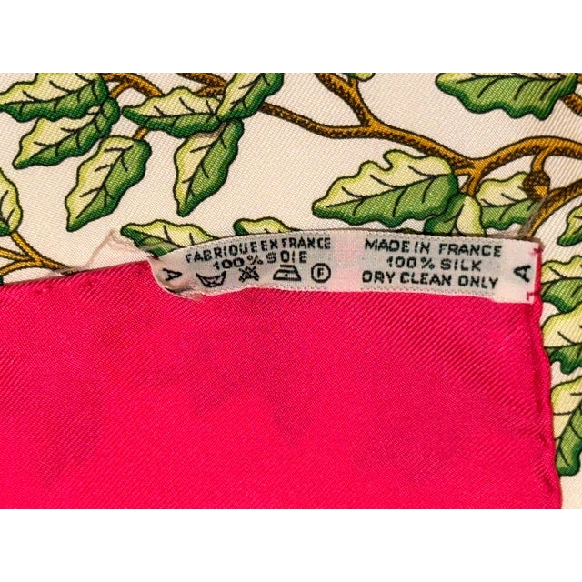 Textile Hermes Silk Scarf "Republiqe Francaise - Liberte, Egalite, Fraternite - 1789" For Sale - Image 7 of 12