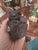 Stone Vintage Chinese Soapstone Foo Dog Seal Pair With Carved Calligraphy Bases For Sale - Image 7 of 10