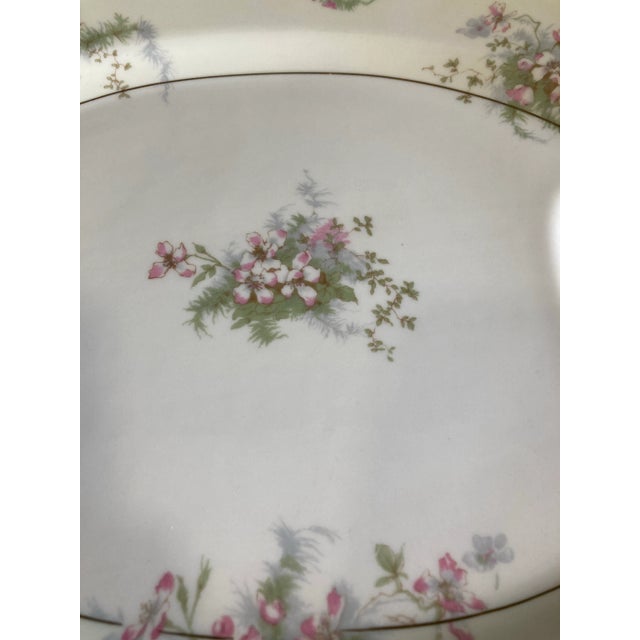 Mid 20th Century Vintage Theodore Haviland Porcelain Oval Serving Platter For Sale - Image 5 of 8