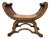 Vintage Egyptian-Style Rattan & Grasscloth Bench For Sale