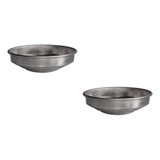 RL 03 Mini Bowls in Brushed Aluminum by Caspal, Set of 2 For Sale