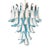 Murano Light Blue Opaline Glass Chandelier from Justfurnituress SRL For Sale - Image 14 of 15