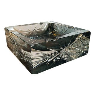 Big Square Ashtray in Murano Glass by Mandruzzato, 1970s For Sale