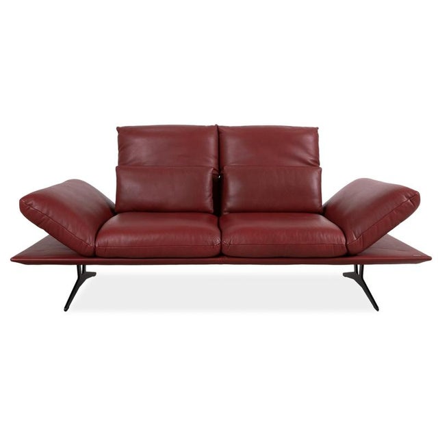 Francis 2-Seater Sofa in Red Leather from Koinor For Sale - Image 18 of 18