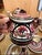 Purple Vintage Quimper Coffee Service in Hand-Painted Earthenware by Paul Fouillen, France, 1950, Set of 33 For Sale - Image 8 of 18