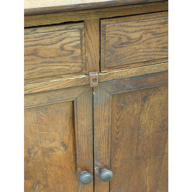 Low Antique French Buffet, 1890 For Sale - Image 9 of 13