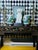 Japanese 1950s Hand-Painted Japanese Porcelain Tabletop Lamps Pair Court Ladies, Large 32"h For Sale - Image 3 of 18
