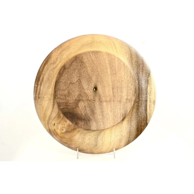 Mid 20th Century Mid 20th Century Hand Turned Wood Tray For Sale - Image 5 of 6