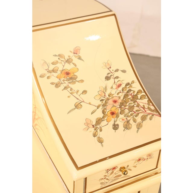 Chinoiserie Painted Carlton House Writing Desk With Chair For Sale - Image 10 of 18
