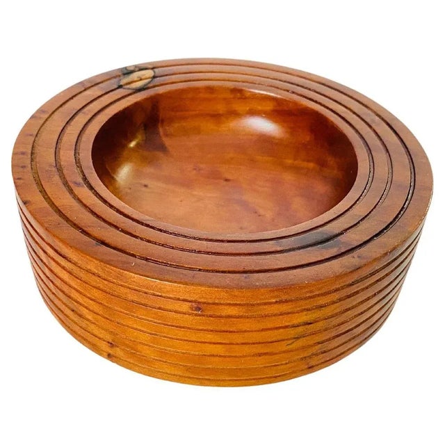 Wood Ashtray in Brown Color, France, 1970s For Sale - Image 9 of 9