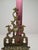 Antique Moroccan Cast Brass Hanukkah Lamp Menorah 19th Century Judaica Oil Lamp For Sale - Image 17 of 18