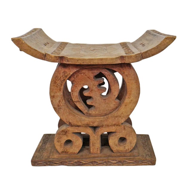 Vintage Ashanti Stool For Sale - Image 10 of 10