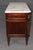 French Louis XVI Directoire Style Brass Mounted White Marble Top Commode For Sale - Image 15 of 17