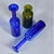 Trio of Otto Brauer for Holmegaard Green and Blue Danish Glass Gulvvases For Sale - Image 9 of 12