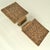 Brutalist Bronze Square Push Pull Door Handles with Embossed Relief, 1970s, Set of 2 For Sale - Image 9 of 14
