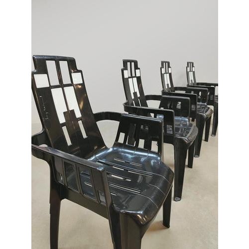 These vintage Boston garden chairs, stacking chairs, and dining chairs by Pierre Paulin & Henry Massonnet are iconic...
