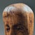 Vintage Hand Carved Folk Art Modernist Portrait Bust For Sale - Image 11 of 12