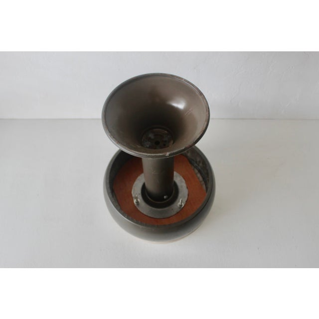 Chocolate Vintage Space Age Tulip Style Pedestal Stool Swivel Padded Seat For Sale - Image 8 of 18