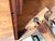 Antique Walnut Dining Room Table, Queen Anne Style, 8 Leaves For Sale - Image 10 of 17