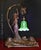 Art Nouveau French Figural Bronze Desk Lamp & Inkstand from Louis Cahuzac, 1920 For Sale - Image 6 of 18