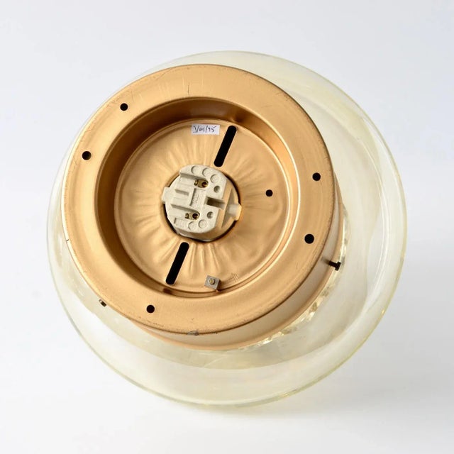 Amber Glass Ceiling Lamp from RZB, 1970s For Sale - Image 11 of 13