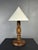 Mid-Century Brutalist French Wood Table Lamp from Charles Dudouyt, 1950s For Sale - Image 13 of 13