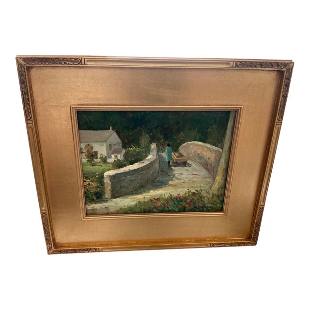 “The Road to Killarney “ Vintage Landscape Oil Painting by Aleksandr Stravin For Sale