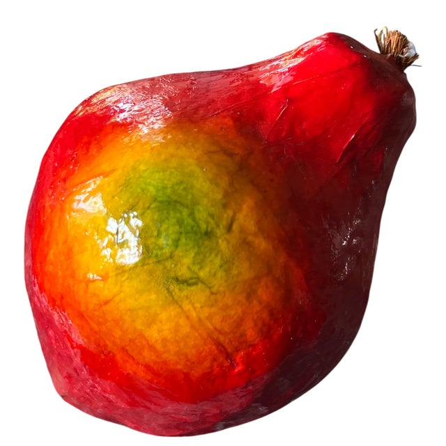 Vintage Hand-Painted Papier-Mâché Vegetables – Set of 5 For Sale In Jacksonville, FL - Image 6 of 10