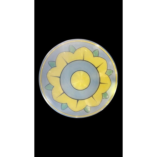 Islamic Mid 20th Century Hand-Painted Glass Islamic Mosque Lamp For Sale - Image 3 of 12