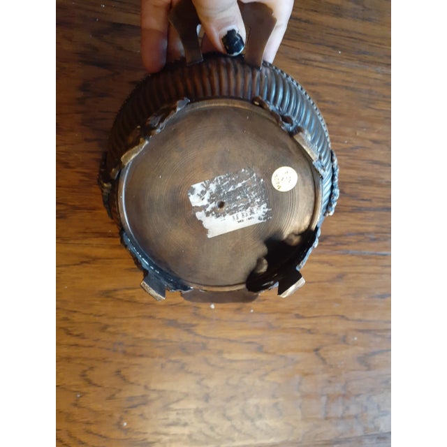 This is an EXQUISITE Antique Circa 1880 Ornate Bronze 8" Lidded Pedestal Bowl. Can be used as urn or incence/potpourri...