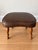 Mid-Century Modern Vintage Mid Century Modern Kidney Shaped Leather Footstool For Sale - Image 3 of 5