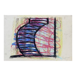 1980s Richard Snyder Abstract Drawing For Sale